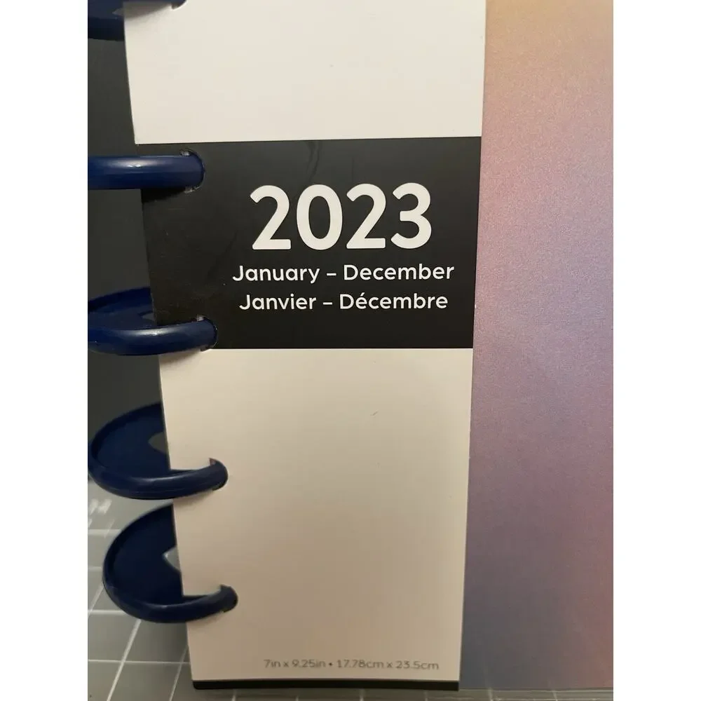 Happy Planner Classic 12 Month Vertical “Live Big” Dated 2023
